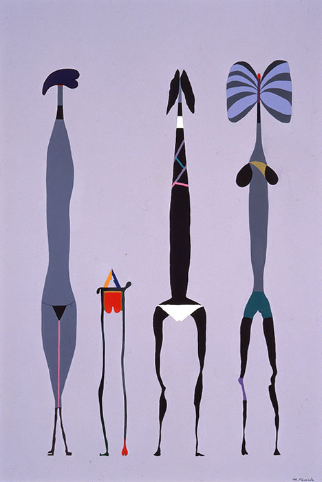 鎌田正蔵《小家族(Ａ)》1981年