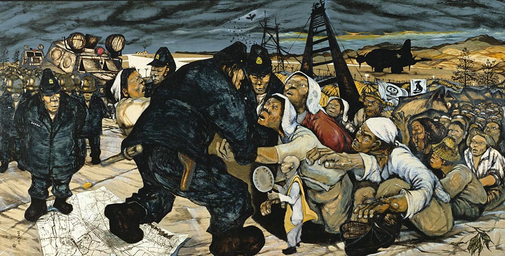 《砂川五番》1955年 東京都現代美術館