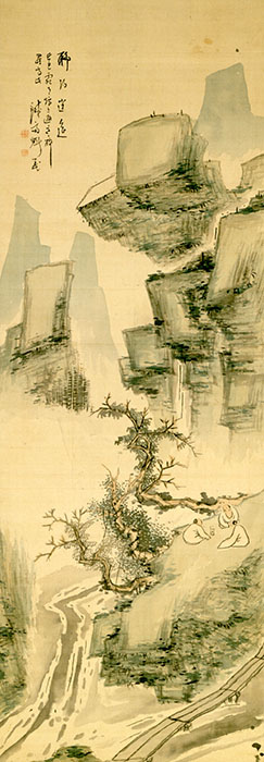 《評山品水図》1869(明治2)年　山形美術館(山)長谷川コレクション