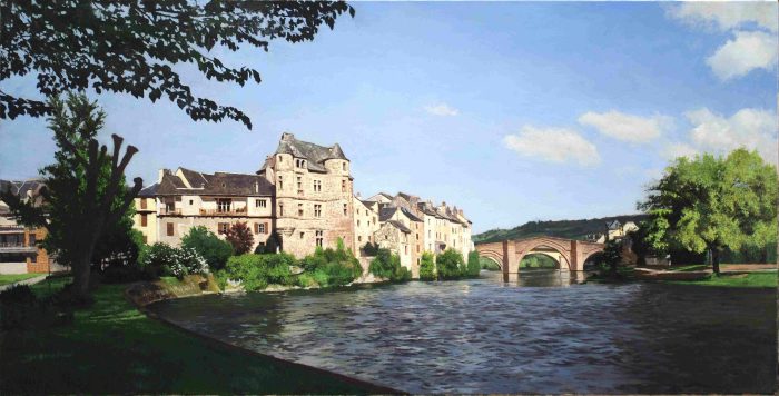 「Espalion」　

90×45㎝（30号変）