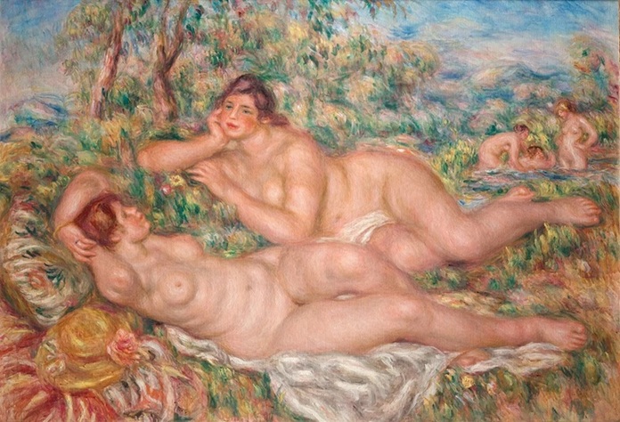 ピエール=オーギュスト・ルノワール 《浴女たち》 1918-19年 オルセー美術館 © GrandPalaisRmn (musée d’Orsay) / Adrien Didierjean / distributed by AMF