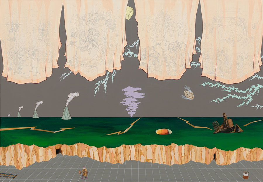 若江漢字《探査と遁走》2019-2020年