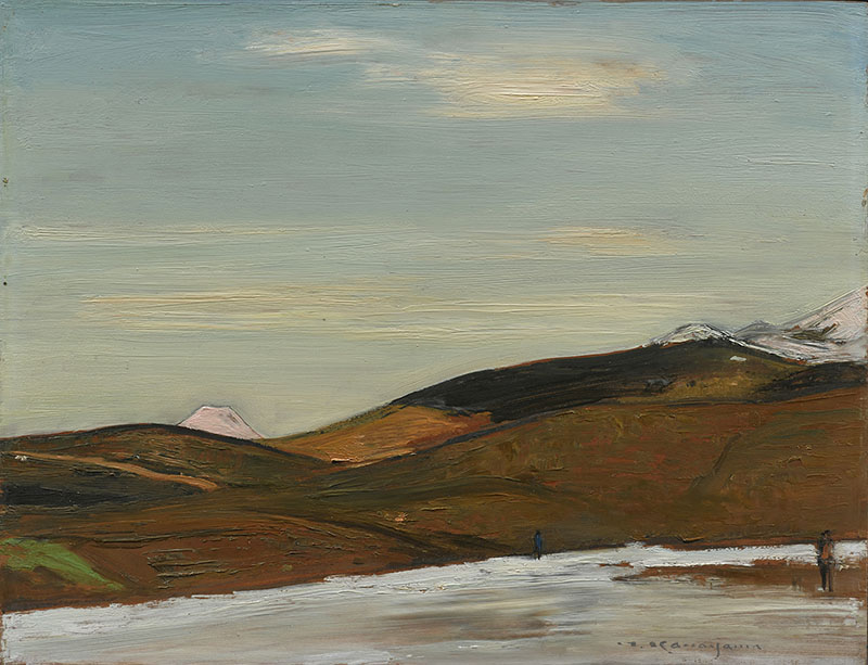 金山平三《富士山》1935-45年頃　新収蔵作品