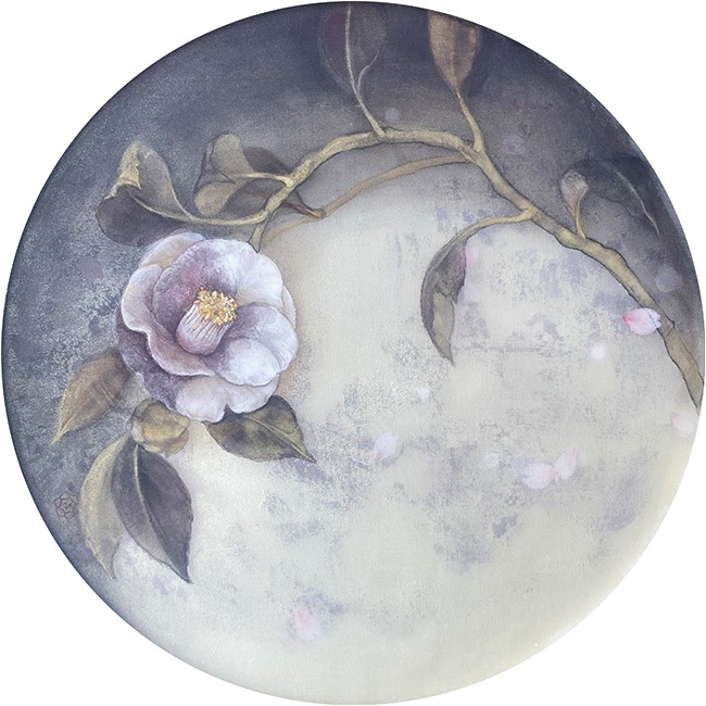 『水月-飛花-』　
円装30㎝