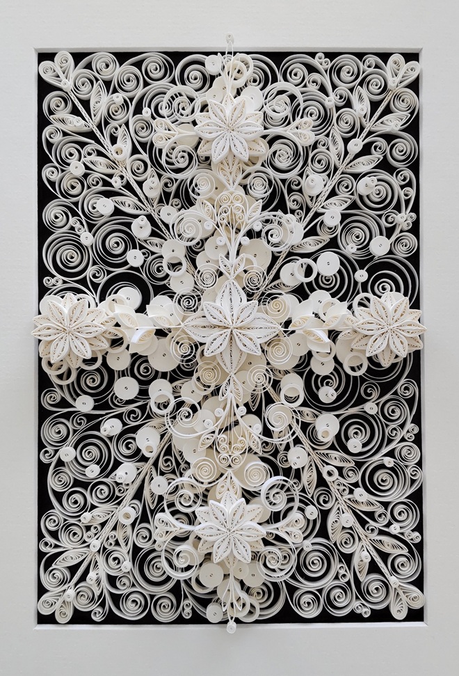 「連なる想い」 31.5×23.0㎝ 紙