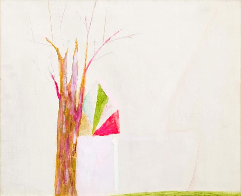 杉戸洋《untitled》2011 年、油彩・キャンバス
©Hiroshi Sugito