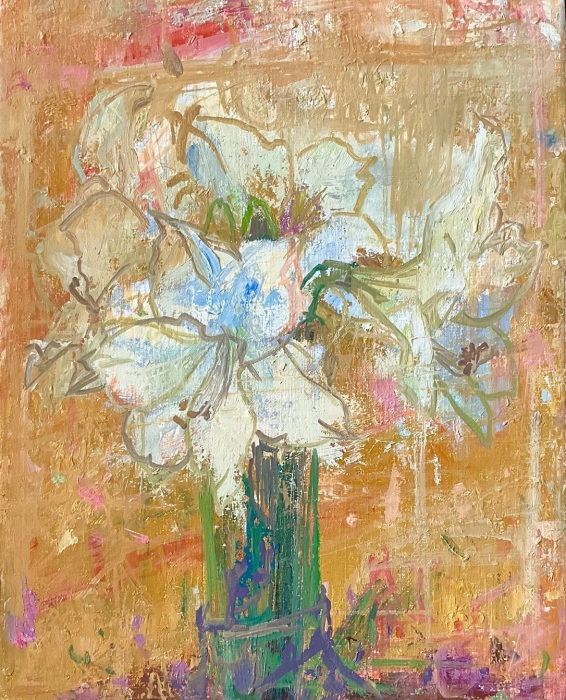 Amaryllis
6F（41×33cm）
油彩画