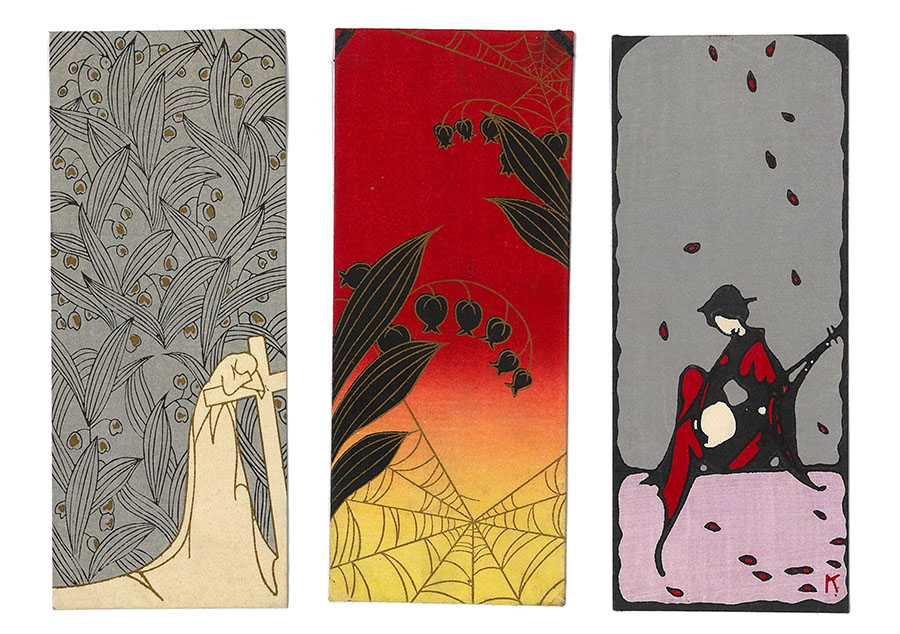 小林かいち・画　絵封筒　大正末期～昭和初期　【版元】さくら井屋