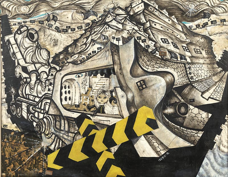 《蜂起せよ少女》1959年 練馬区立美術館