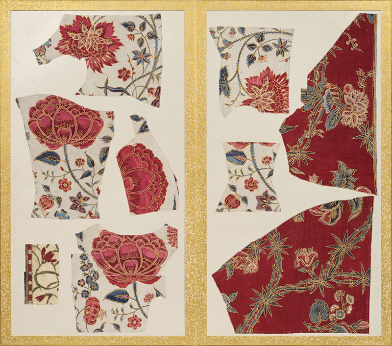 古更紗帖　インド他　17～18世紀　根津美術館蔵