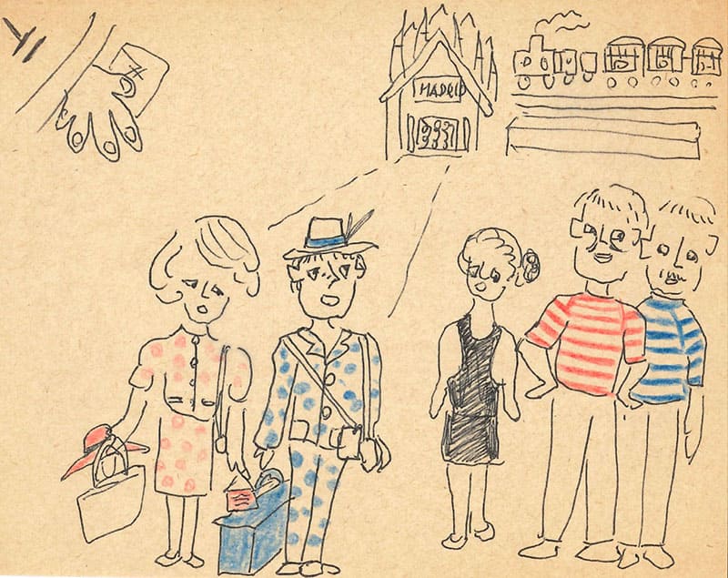 パリ留学時代の「傑作マンガ集」