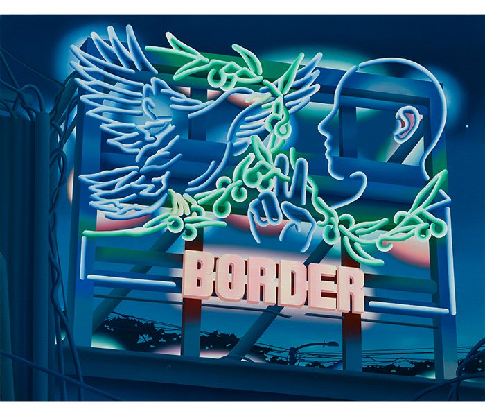 作家名：杉田万智

作品名：Border No.20

サイズ：72.7cm×91cm