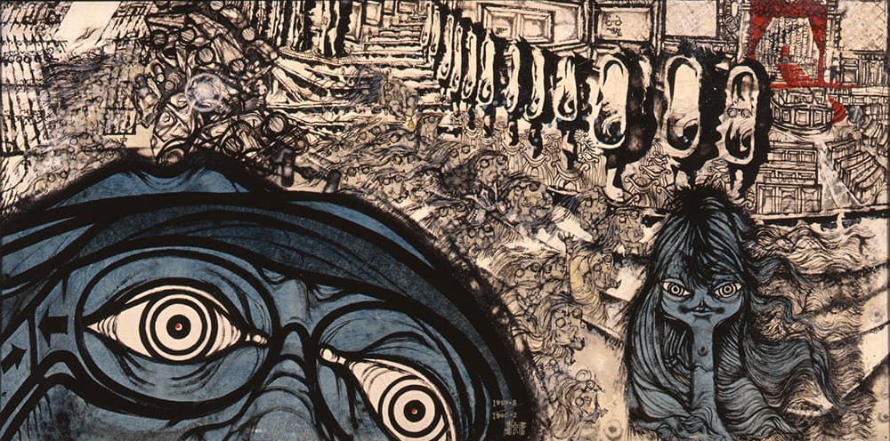 《階段にて》1959-1960年 宮城県美術館