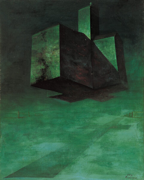 鴨居玲《教会》 1978年 石川県立美術館蔵