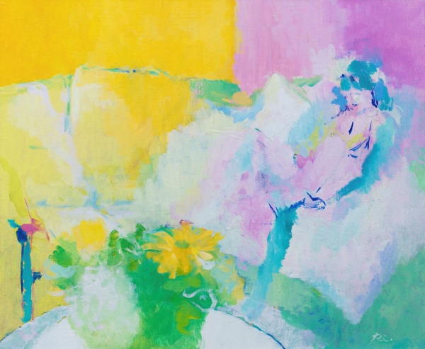 港井里佳「静かな時間」F8