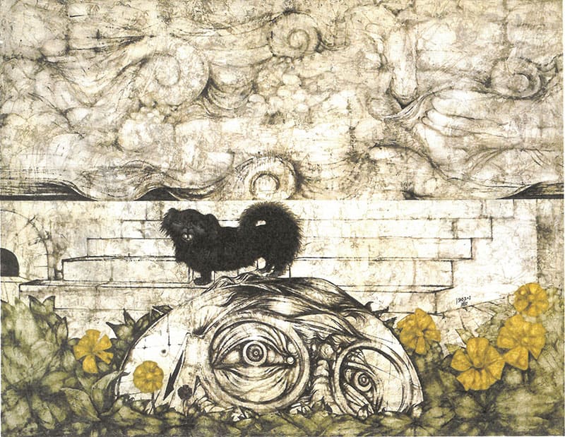 《ある肖像》1962年　栃木県立美術館