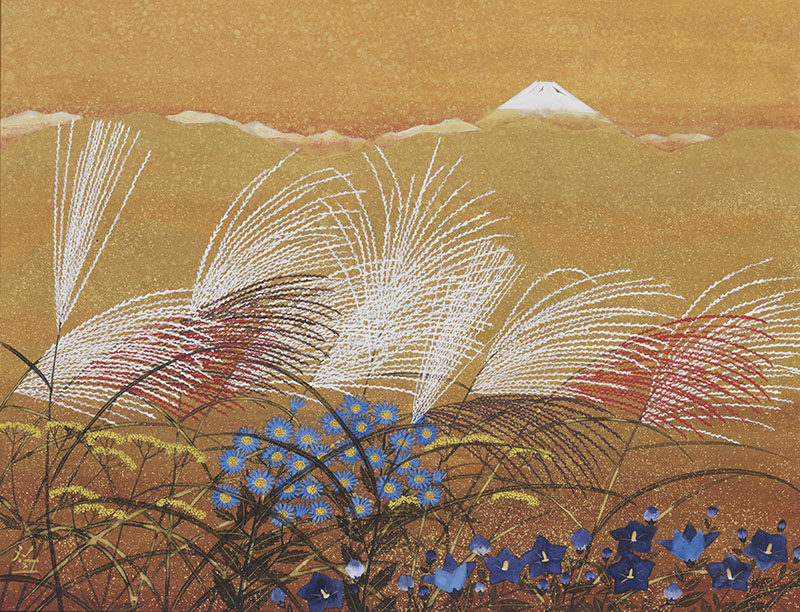 平松礼二《路・秋爽路》1987年頃