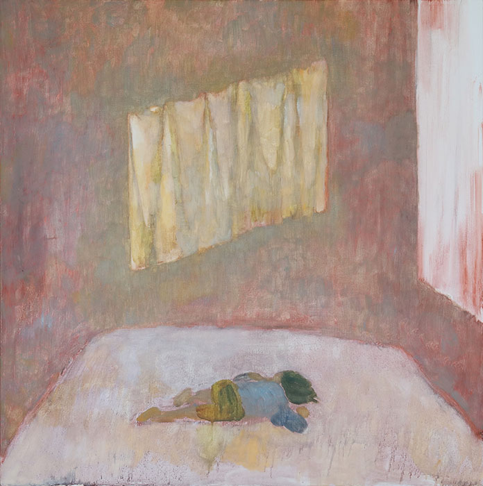 蓮沼昌宏《カーテンが映る部屋》2025年、作家蔵