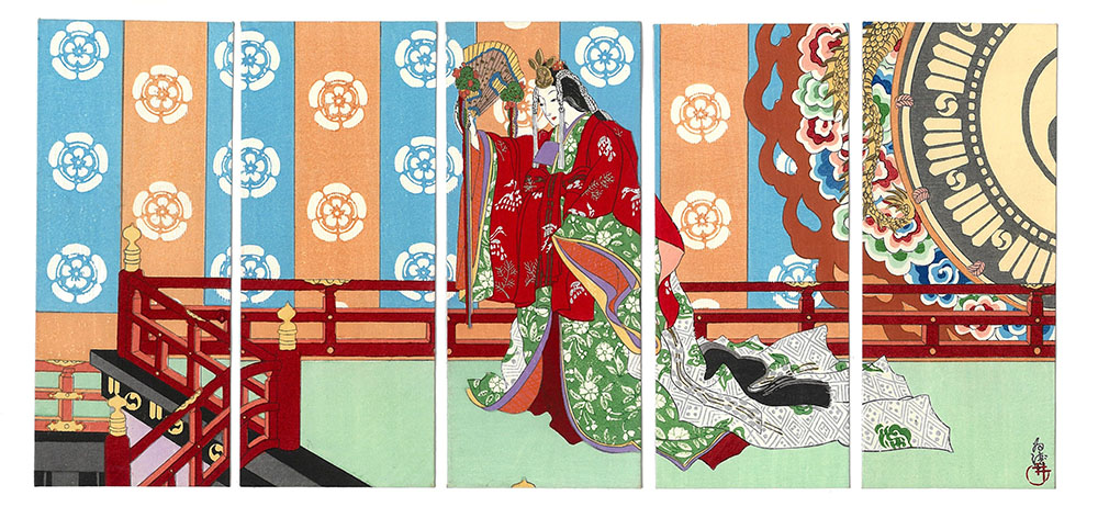 岡本井筒・画　絵封筒　昭和初期 【版元】さくら井屋