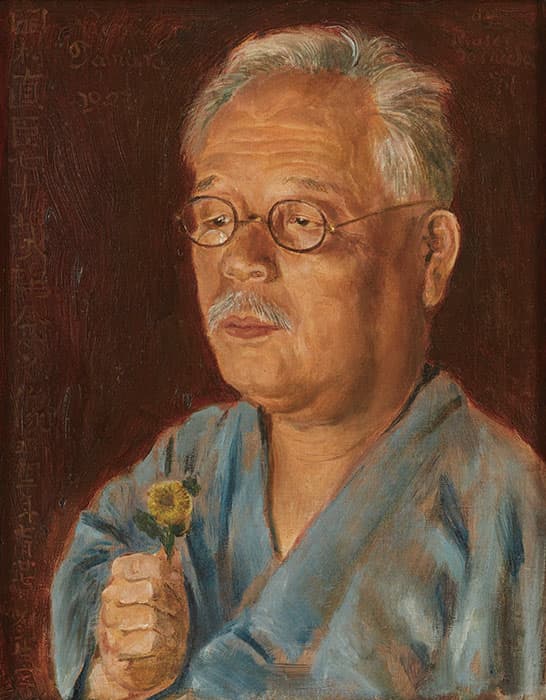 岸田劉生《田村直臣七十歳記念之蔵》1927年　東京国立近代美術館