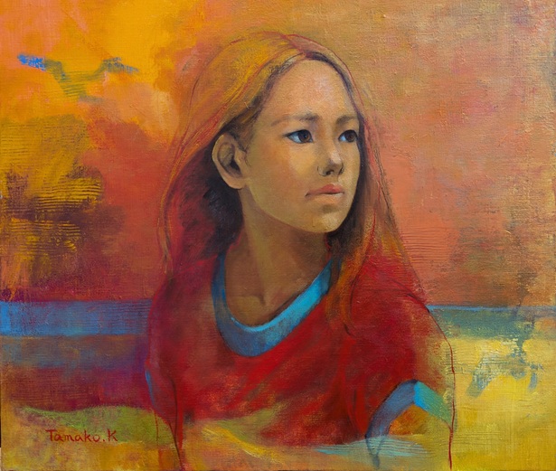 小林 珠子

「夕暮れの風」

F10号 油彩