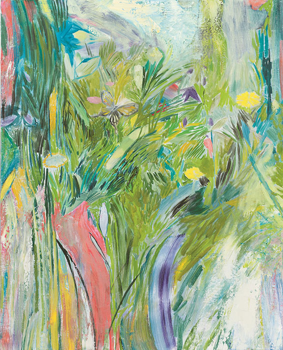 持塚三樹《light sleep》2012 年　油彩・キャンバス
©Courtesy of the artist and MISAKO & ROSEN