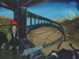 《円環列車・B－飛行する蒸気機関車》1969年 東京国立近代美術館