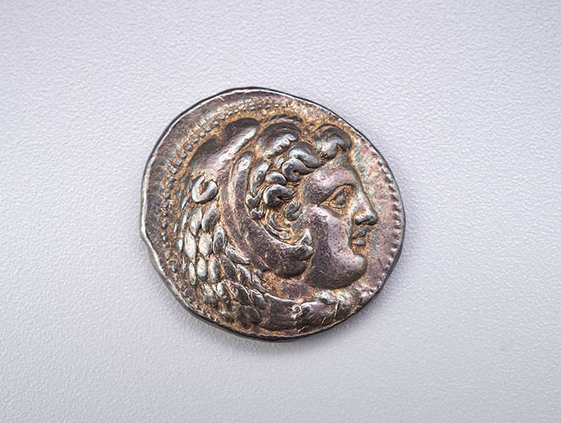 アレクサンドロス３世（大王）銀貨　イラク周辺か　前３２５年頃