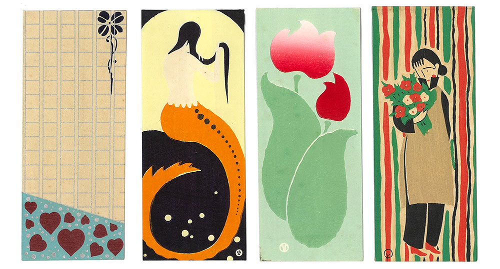 画家及び版元不詳　絵封筒　大正～昭和初期