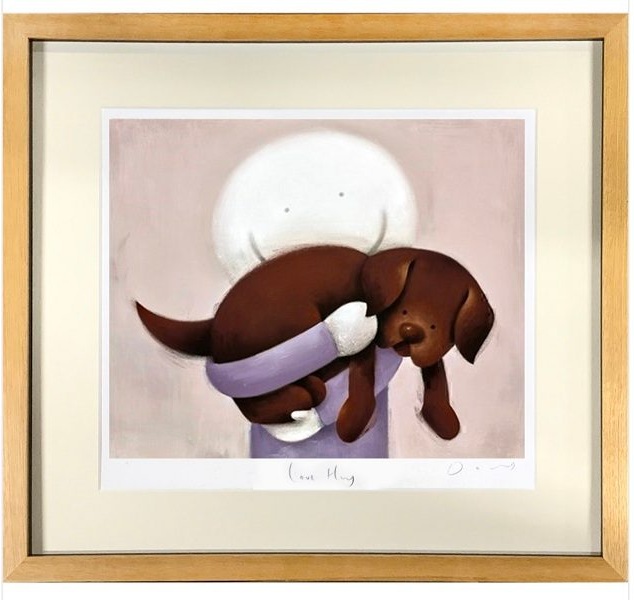 ダグ・ハイド 【ラブ ハグ love hug】 技法：ジクレー版画 イメージサイズ：35×42.5cm