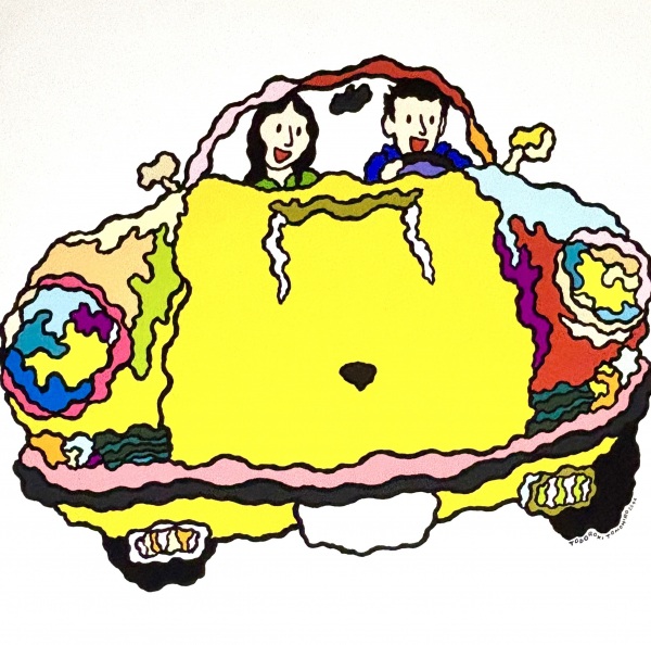 「ポルシェ911黄色（2644）」 25号S