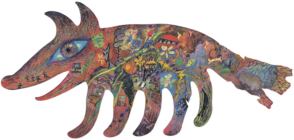 鴻池朋子《 Little Wild Things》2015年