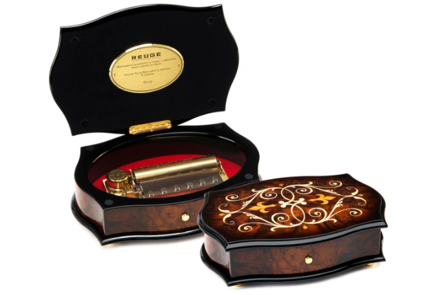 「REUGE（リュージュ）」72弁オルゴール “Lustre（リュストゥル）” （幅27×奥行19×高さ7cm）