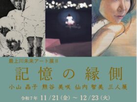 最上川未来アート展2「－記憶の縁側－ 小山晶子 熊谷美咲 仙内智美 三人展」最上川美術館