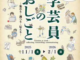 「学芸員のおしごと ―集める・調べる・伝える―」大阪市立自然史博物館