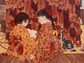 荒井かれん カラコロサロン 2025 キャンバスに油彩 60.6x72.7cm F20