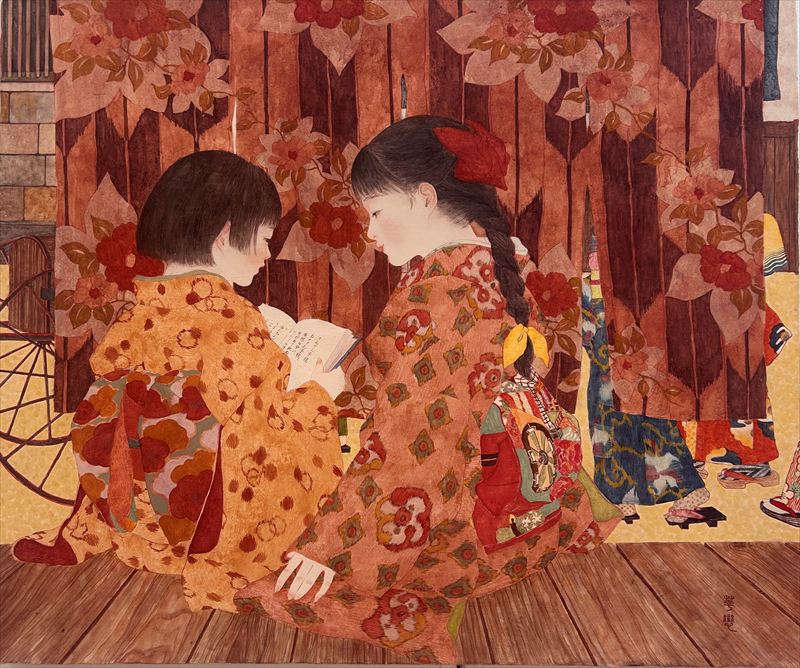 荒井かれん カラコロサロン 2025 キャンバスに油彩 60.6x72.7cm F20