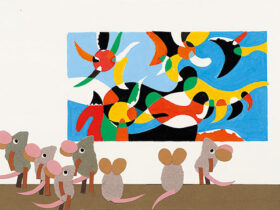 レオ・レオーニ『マシューのゆめ』原画 1991年 Matthew's Dream ©1991 by Leo Linni/Knopf　Works by Leo Lionni, On Loan By The Lionni Family