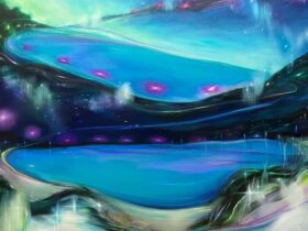 石神雄介 記憶のヴェール F100号 油彩 2025年