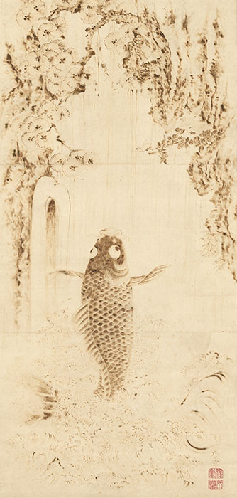 稲垣如蘭「三十六鱗図」彌記繪菴