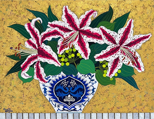 「心をときめかせてくれる」

アクリル絵具、F8