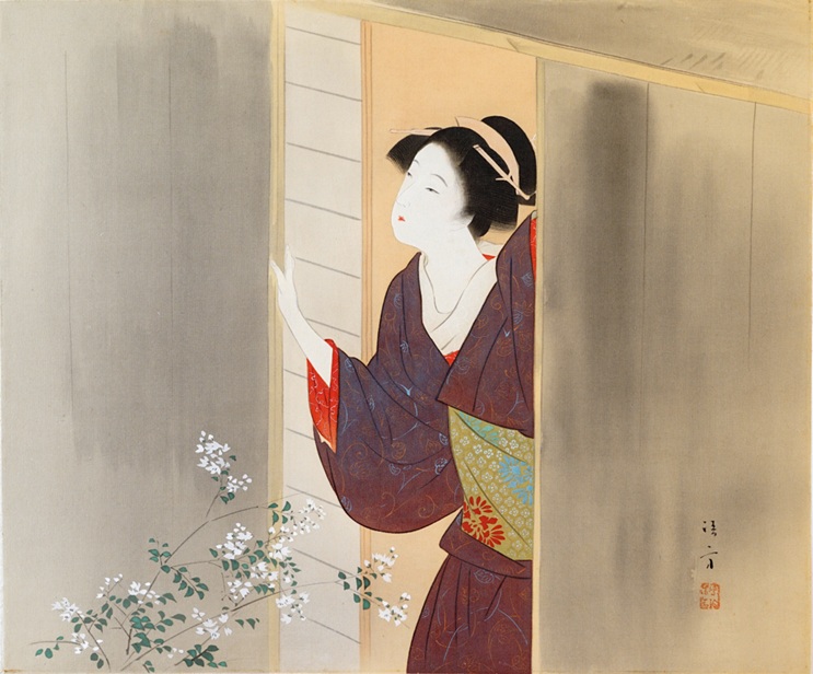 鏑木清方「不如帰」 Kiyokata Kaburagi ‘The Cuckoo’