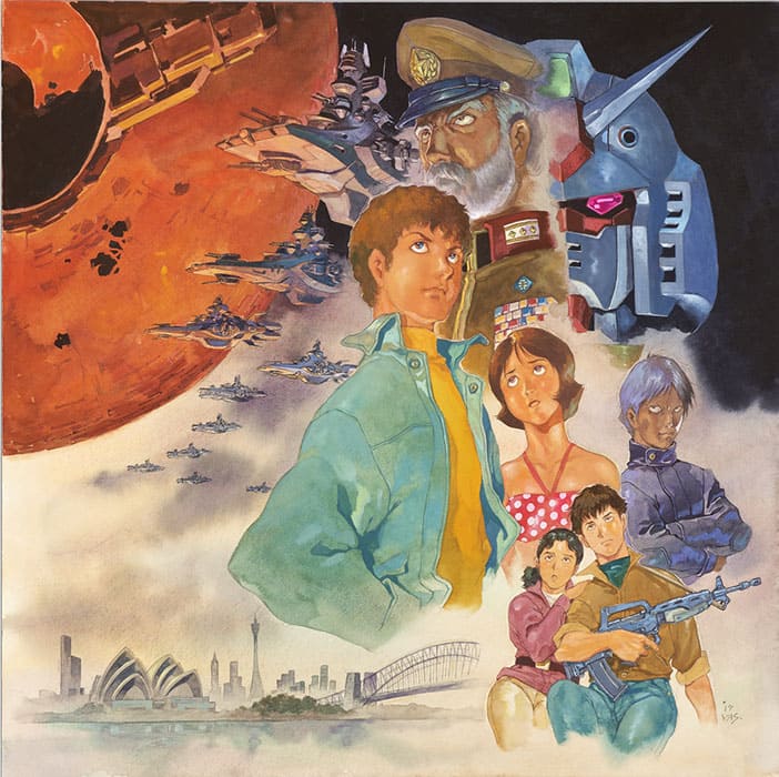 『機動戦士ガンダム THE ORIGIN Ⅵ 誕生 赤い彗星 Blu-ray Disc Collectorʼs Edition(初回限定生産)』 飾れる収納箱用イラスト原画 © 創通・サンライズ