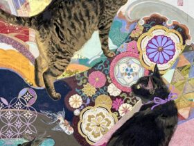 「花手水」F15号