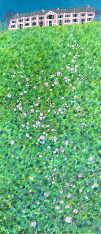「GIVERNY」
183×80cm
キャンバス、アクリル絵具
