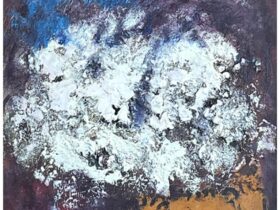 三岸節子「花」（6号）