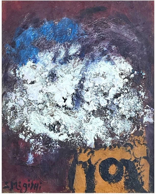 三岸節子「花」（6号）