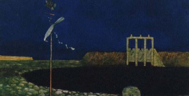 渡辺貞一《川原の風景》1973