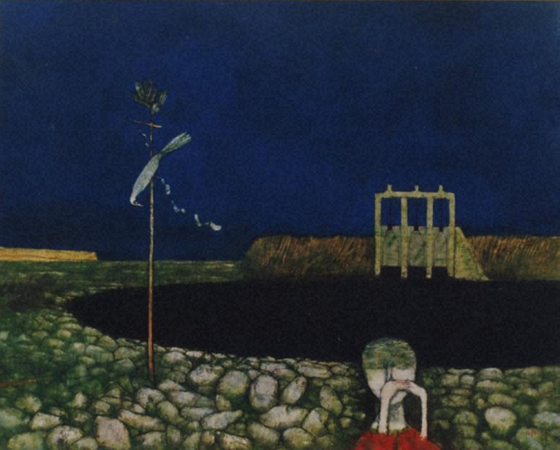 渡辺貞一《川原の風景》1973