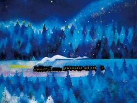 「Midnight Train」　S4　ガラス絵